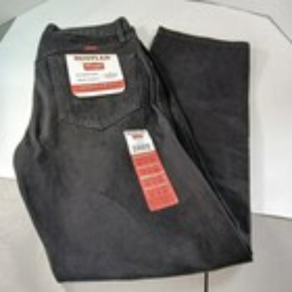 New Rustler Jeans Men's 32 X 30 Straight Leg Regular Fit Black Heavyweight Denim